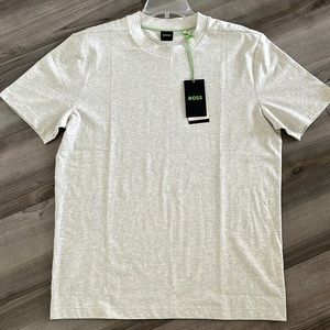 HUGO BOSS Tee 6 super soft cotton t-shirt 50494517 Size Medium Gray